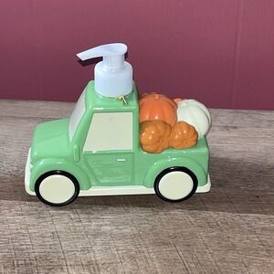 Maison De Base Green Farm Truck & Pumpkins & Caramel Pumpkin Scented Soap 16.9oz